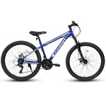 ZUN A2610 26 inch Mountain Bike 21 Speeds, Suspension Fork, Steel Frame Disc-Brake for Men Women Mens W709P172701