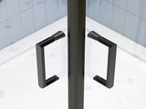 Sliding shower door, with 1/4" tempered glass, 34.625 in. x 72 in. Frame Neo-Angle Pivot Shower W2122P225441