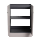 24" Freestanding Bathroom Vanity & 2 Soft-Close Cabinet Doors -Excluding Sink W999P241051