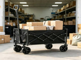 120L Heavy Duty Folding Wagon Cart , Collapsible Utility Wagon with All-Terrain Wheels for 86620856