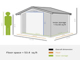 Outdoor Garden Storage Shed Tool House 17977180