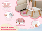 2-in-1 Kids Vanity Table Set with Detachable Mirror, Pink Dressing Table with Storage Shelf & 61595807