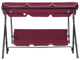 Outdoor Patio Swing Chair-Red 46409956