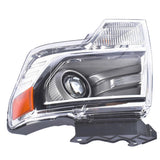 Left Side HID/Xenon Chrome Projector Headlight Replacement for 2013-2014 Ford F-150 DL3Z13008AC 68958060