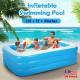 ZUN Inflatable Swimming Pools Inflatable Lounge Pool for Kids Baby Adult Inflatable Water Ball Pool for 58899658