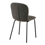 ZUN Dark Grey Faux Leather Dining Chairs Set of 4,Mid-Century Modern Upholstered PU Leather Chairs,for W1164P205383