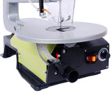 16-Inch Variable Speed Scroll Saw with Extra-Large Adjustable Tilting Table Ideal for Woodworking W465P182125
