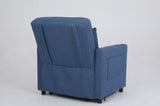 Sleeper Chair 3-in-1 Convertible Chair Bed Pull Out Sleeper Chair Beds Adjustable Single Armchair W2810P195585