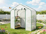 Garden Bed with Mini Greenhouse 71784940