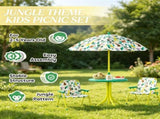 Outdoor Table with Foldable Chairs 46828606