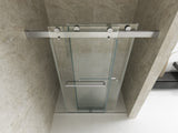 56 to 60 in. W x 76 in. H Double Sliding Frameless Soft-Close Shower Door, Premium 3/8 Inch W1573126518