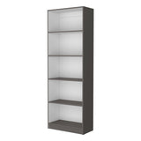 Sutton 4 Shelves Bookcase with Modern Storage Shelves B128P176169