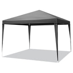 ZUN 10'x10' Gazebo Waterproof Outdoor Canopy Patio Tent Party Tent for Wedding BBQ Cater, Black 35412420