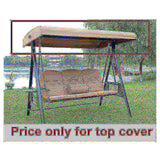 Garden swing chair top cover only,Replacement Canopy Top for GT Porch Swing Model GCS00229C W419P329179