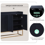 ZUN TREXM Modern Sideboard Elegant Buffet Cabinet with Large Storage Space for Dining Room, Entryway WF298903AAB