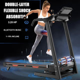 Auto Incline Treadmills for Home- foldble Treadmill 330 lb Capacity 3.5HP Folding Electric Treadmill 88614529