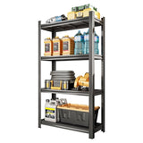 4-Tier Adjustable Metal Shelf, For Garage, Shed, Supermarket, Living Room, Multi-Purpose 05707315