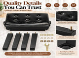 22'' Button Surface Cushion Single Person Straight Leg Adjustable Piano 67923175