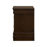 MDF Nightstand with 2 Drawers, Cappuccino B016P254522