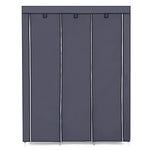 ZUN 67" Portable Closet Organizer Wardrobe Storage Organizer with 10 Shelves Quick and Easy to Assemble 09015276