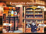 3d wooden puzzle for adults Sakura Noren Sake House book nook with lights model kit dollhouse DIY 37871509
