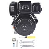 10HP 4Stroke Single-Cylinder Diesel Engine 418CC 6300W Recoil 3600RPM Air Cooled 97953838