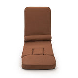 Multi-functional Foldable Sofa with Adjustable Angles and Pillow, Dark Brown W2181P293644
