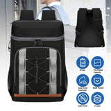 Cooler Backpack 36 Can Leakproof Insulated Cooler Backpack with 25L/6.6Gal for Picnic Camping Beach 99267236