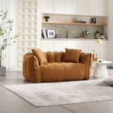 Soft beanbag chair with high resilience foam core for two people. The comfortable square recliner W1996P182159