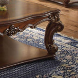 Cherry End Table with Bottom Shelf B062P209123