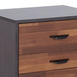 Eloy Walnut & Espresso Finish Accent Table B2726P271346