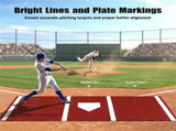 10ft x 3ft Softball Pitching Mat with Artificial Turf, Indoor & Outdoor Training Aid for Pitching 66618255