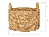 12" Round Bulrush Basket Planter 49265953
