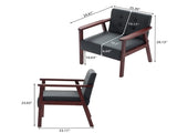 25.39"Accent Armchair,Modern Upholstered Armchair with Solid Wood Frame,Comfy Reading Accent 38429659