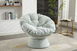 Oversized Swivel Accent Chair, 360 Swivel Barrel Chair, Papasan Chair for Living Room Bedroom W1752P200977