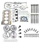Engine Pistons Head Gaskets Bearing Kit Replacement for Audi Volkswagen Jetta 1.4 TSI EA111 90030731