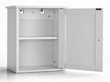 White P2 MDF painted cabinet, 34.6*20*50cm, single door with one shelf, bathroom vanit 12340414