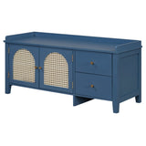TREXM Shoe Storage Bench, Vintage Shoe Bench with Storage and Cushion, Shoe Bench with Drawers and N715P245263M
