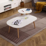 ZUN ARC-SHAPED COFFEE TABLE W1581P144338