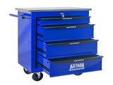 4 Drawers Multifunctional Tool Cart with Wheels,Metal Rolling Tool Cart Storage for Garage Workshop W1102P298224