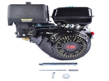 4 Stroke 15HP 420cc Gas Black, Horizontal Shaft OHV Gas Motor, Recoil Start Go Kart Motor 19782606