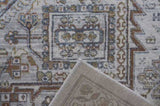 Eno Medora Blue, Ivory and Beige Viscose Area Rug B055P315655