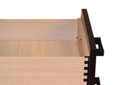 Sierra Contemporary Style 6-Drawer Dresser Made with Wood in Gray 808857665805