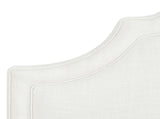 Catherine Upholstered King Headboard, Antique White Woven B2719P238659