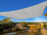 10'X13' Light Grey HDPE sunshade sail 82067118