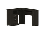 ZUN Raleigh L-Shaped Desk, Two Drawers, One Shelf, CPU Storage B128P148969