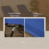 ZUN Folding Lounge Chairs / beach chair （Prohibited by WalMart） 86201332