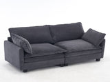 NewModular Sofa , Velvet Large U-Shaped Couch Comfy Upholstered 2-Seat Sofa, 2 W2705P268484