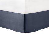 7 Piece Jacquard Comforter Set Navy King B03597209