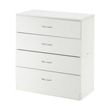 Modern Simple 4-Drawer Dresser White 52846176